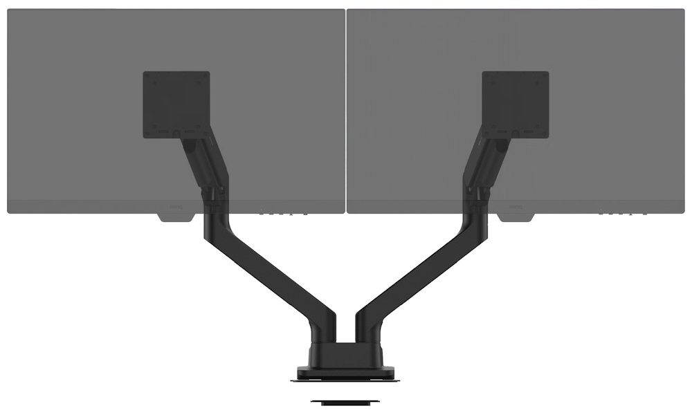 BENQ BDH01 ergonomické rameno na 2x monitor černý