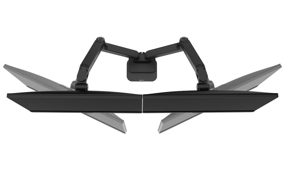BENQ BDH01 ergonomické rameno na 2x monitor černý