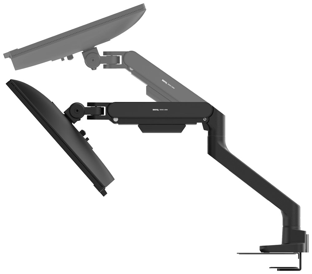 BENQ BDH01 ergonomické rameno na 2x monitor černý