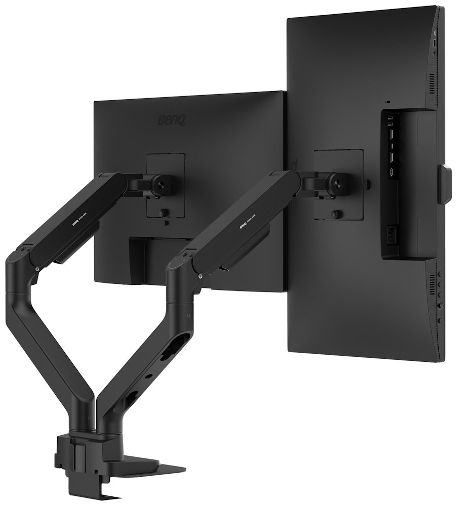 BENQ BDH01 ergonomické rameno na 2x monitor černý