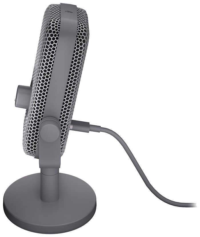 Endorfy mikrofon Solum Voice S / drátový / pop-up filtr / RGB podsvícení / USB-C / šedý