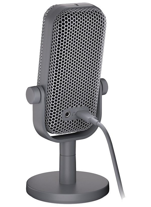 Endorfy mikrofon Solum Voice S / drátový / pop-up filtr / RGB podsvícení / USB-C / šedý