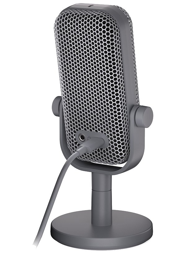 Endorfy mikrofon Solum Voice S / drátový / pop-up filtr / RGB podsvícení / USB-C / šedý