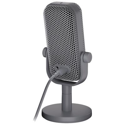 Endorfy mikrofon Solum Voice S / drátový / pop-up filtr / RGB podsvícení / USB-C / šedý