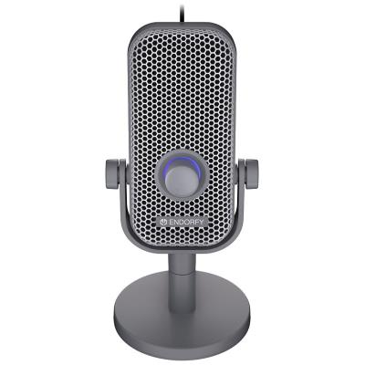 Endorfy mikrofon Solum Voice S / drátový / pop-up filtr / RGB podsvícení / USB-C / šedý