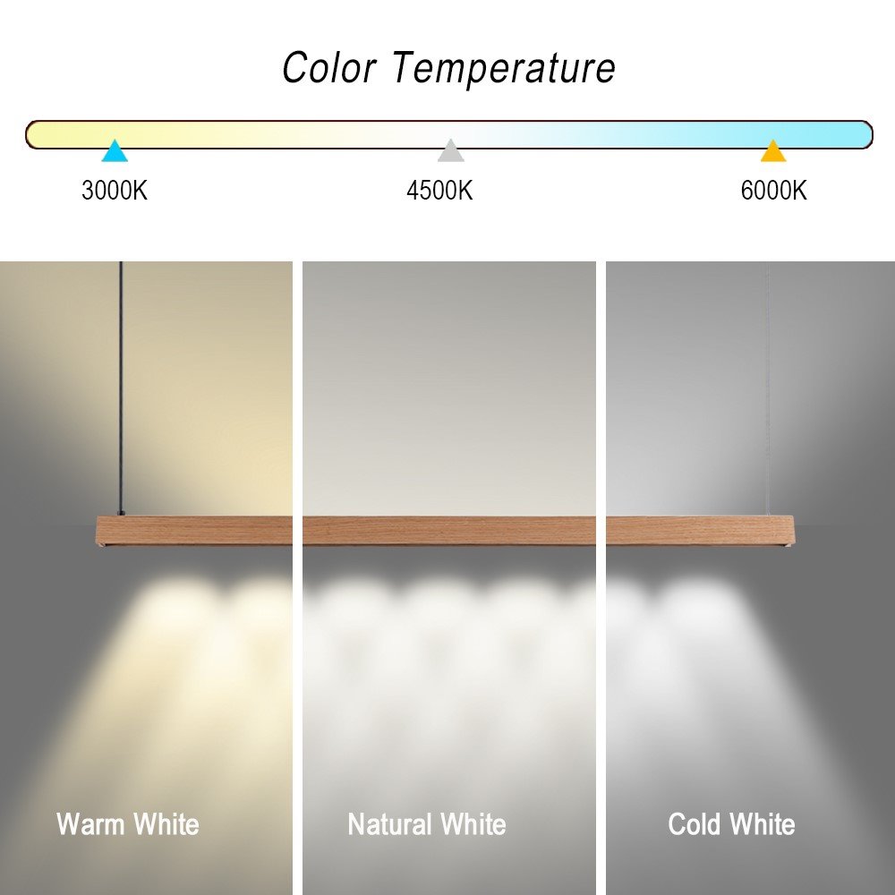 IMMAX NEO MADEIRA SMART lineár osvětlení, dřevo dub, 122cm, Wi-Fi, TUYA