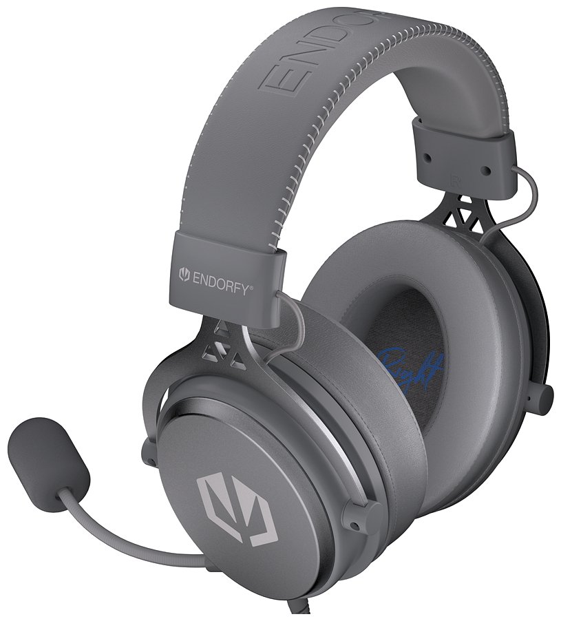 Endorfy headset VIRO Plus USB / drátový / s odnímatelným mikrofonem / USB / šedý