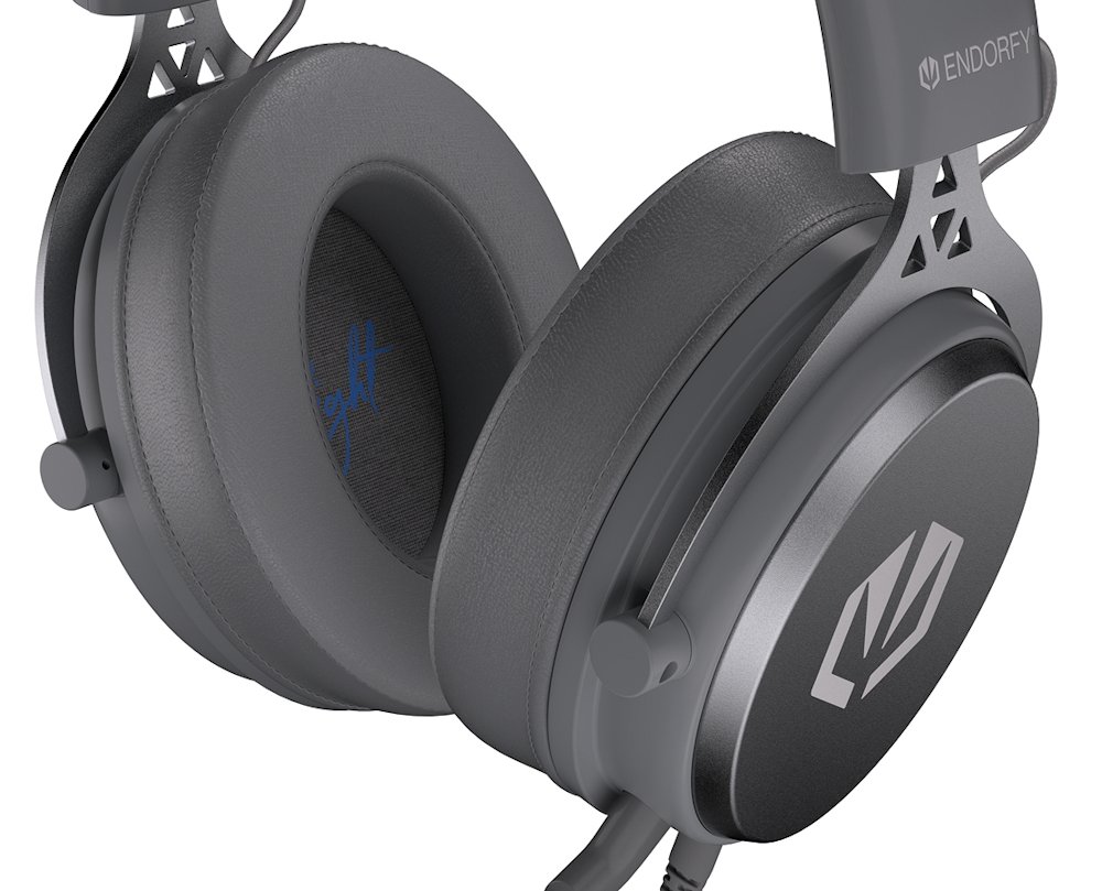 Endorfy headset VIRO Plus USB / drátový / s odnímatelným mikrofonem / USB / šedý