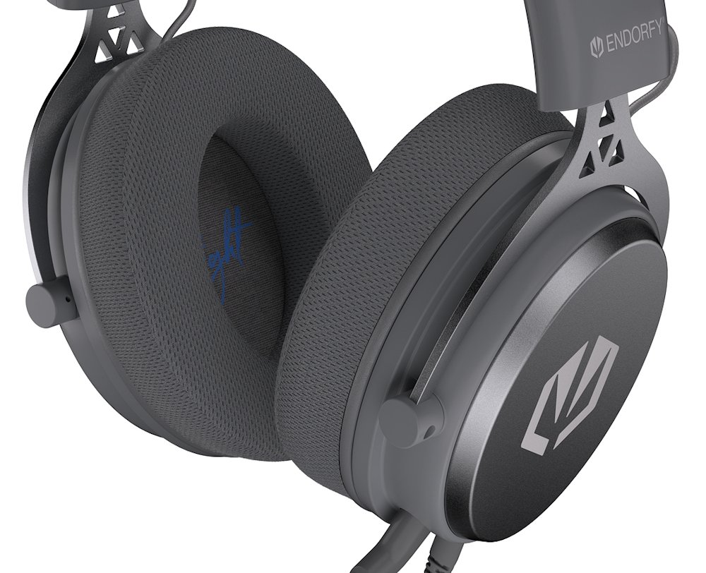 Endorfy headset VIRO Plus USB / drátový / s odnímatelným mikrofonem / USB / šedý