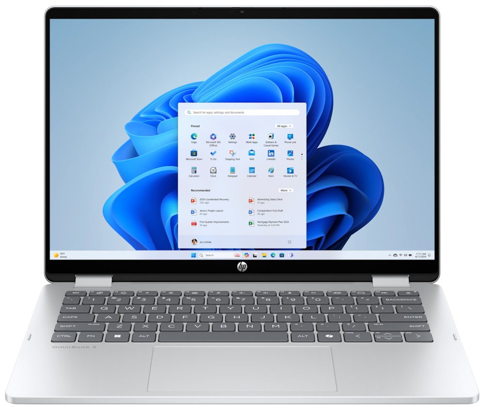 HP OmniBook 5 Flip 14-fp0000nc/ Core i5-1334U/ 16GB DDR5/ 512GB SSD/ Intel Iris Xe/ 14"WUXGA,touch/ W11H/ stříbrný