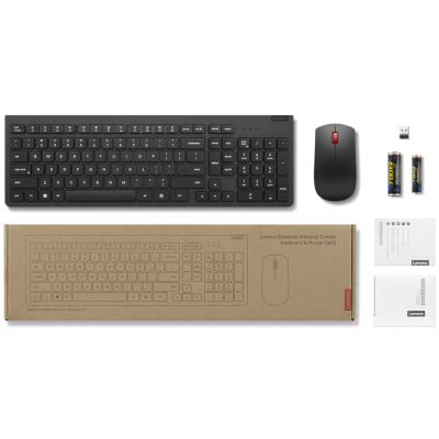 Lenovo Essential bezdrátová klávesnice & myš Gen 2 černá CZ/SK