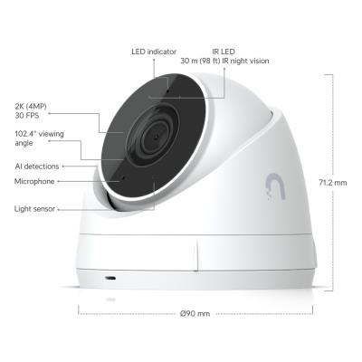Ubiquiti UniFi Network Video Recorder Instant Kit - Sada 1x UniFi NVR Instant, 4x G5 Turret Ultra, 1x 3.5" HDD (1TB)