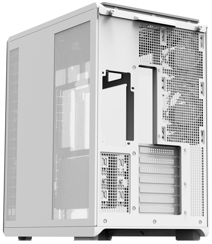 Zalman skříň P60 / ATX / 5x120mm ARGB fan / 2xUSB 3.0 / USB-C / panoramatická / bílá