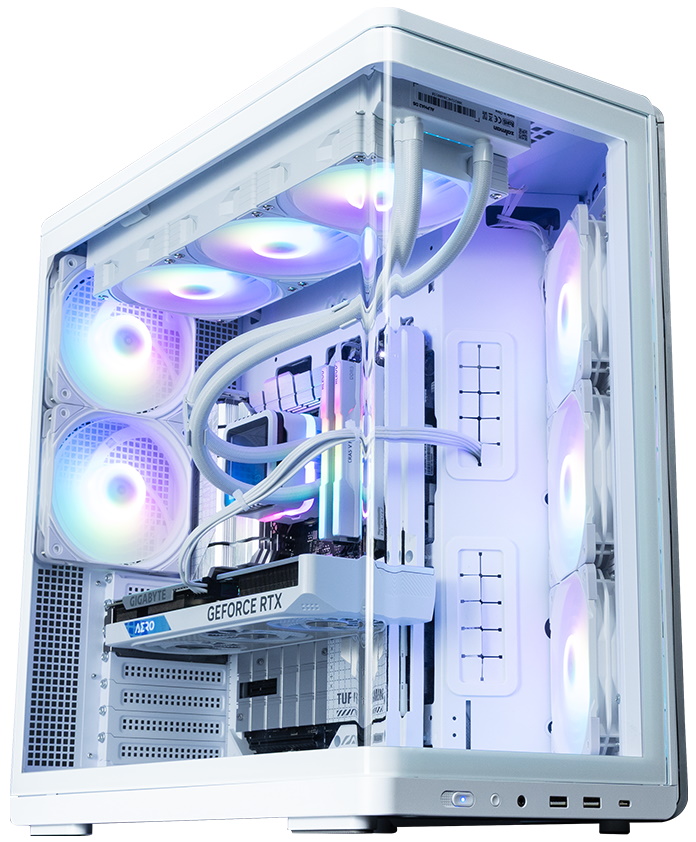 Zalman skříň P60 / ATX / 5x120mm ARGB fan / 2xUSB 3.0 / USB-C / panoramatická / bílá