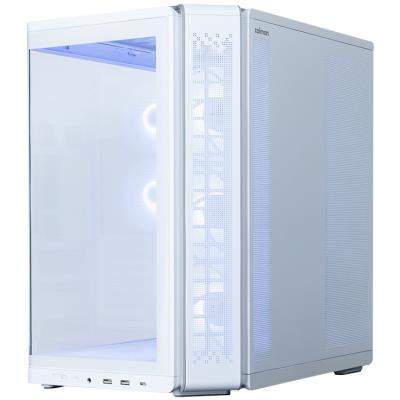 Zalman skříň P60 / ATX / 5x120mm ARGB fan / 2xUSB 3.0 / USB-C / panoramatická / bílá