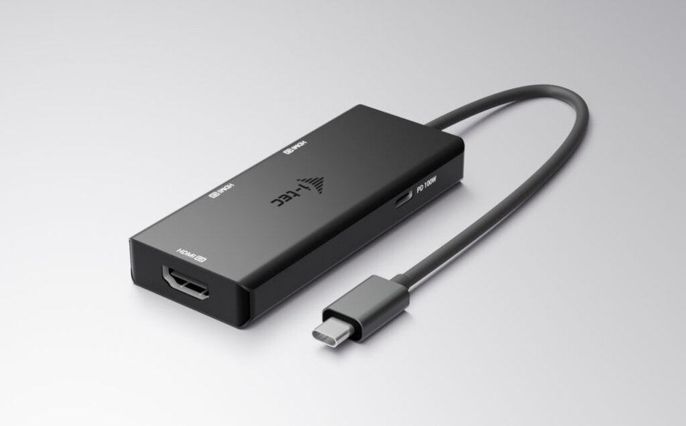 i-tec USB-C Triple 4K HDMI video adaptér, Power Delivery 100W