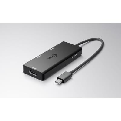 i-tec USB-C Triple 4K HDMI video adaptér, Power Delivery 100W