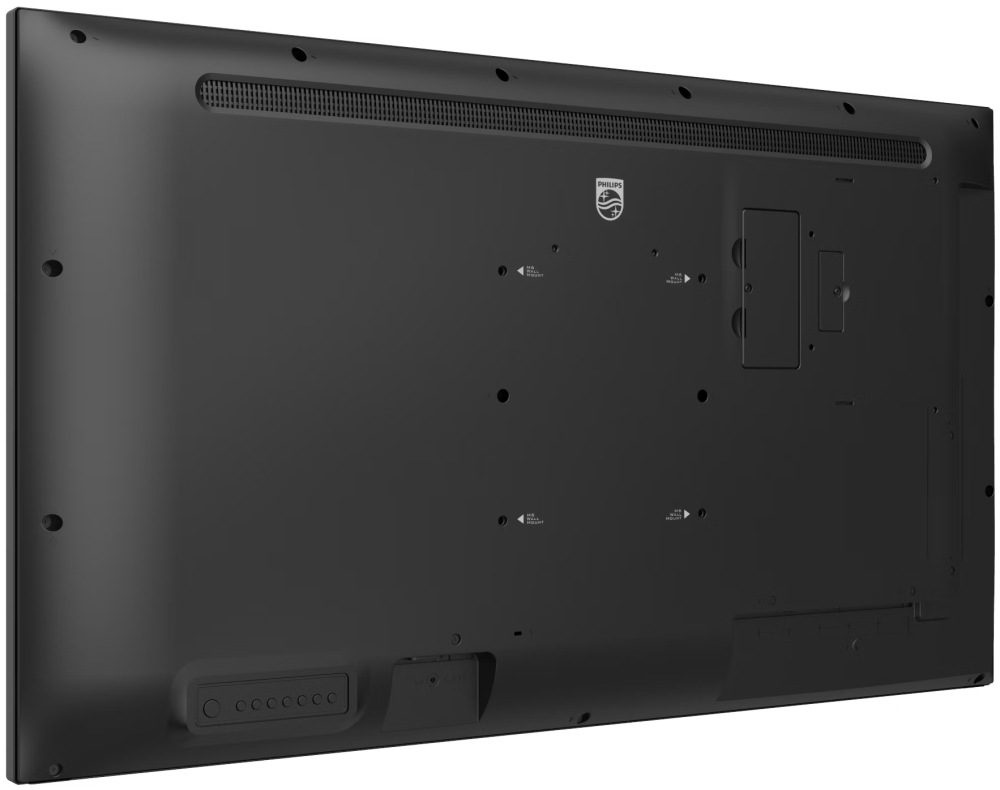 Philips IPS panel – 43" D-LED displej, UHD rozlišení, IPS panel, jas 400 cd/m2, provoz 16/7, Android 10