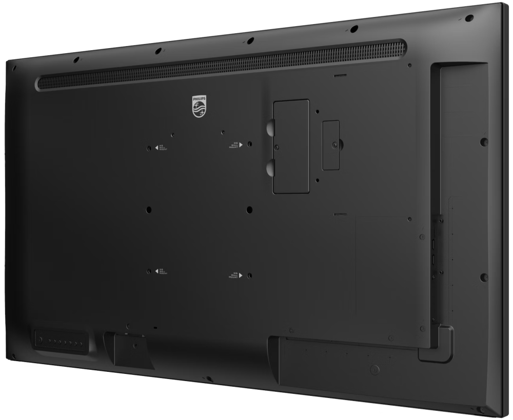 Philips IPS panel – 43" D-LED displej, UHD rozlišení, IPS panel, jas 400 cd/m2, provoz 16/7, Android 10