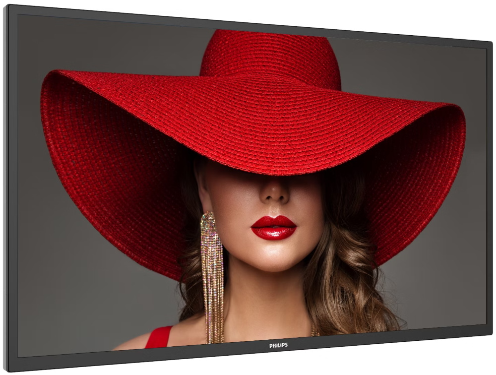 Philips IPS panel – 32" D-LED displej, FHD rozlišení, IPS panel, jas 400 cd/m2, provoz 24/7, Android 11