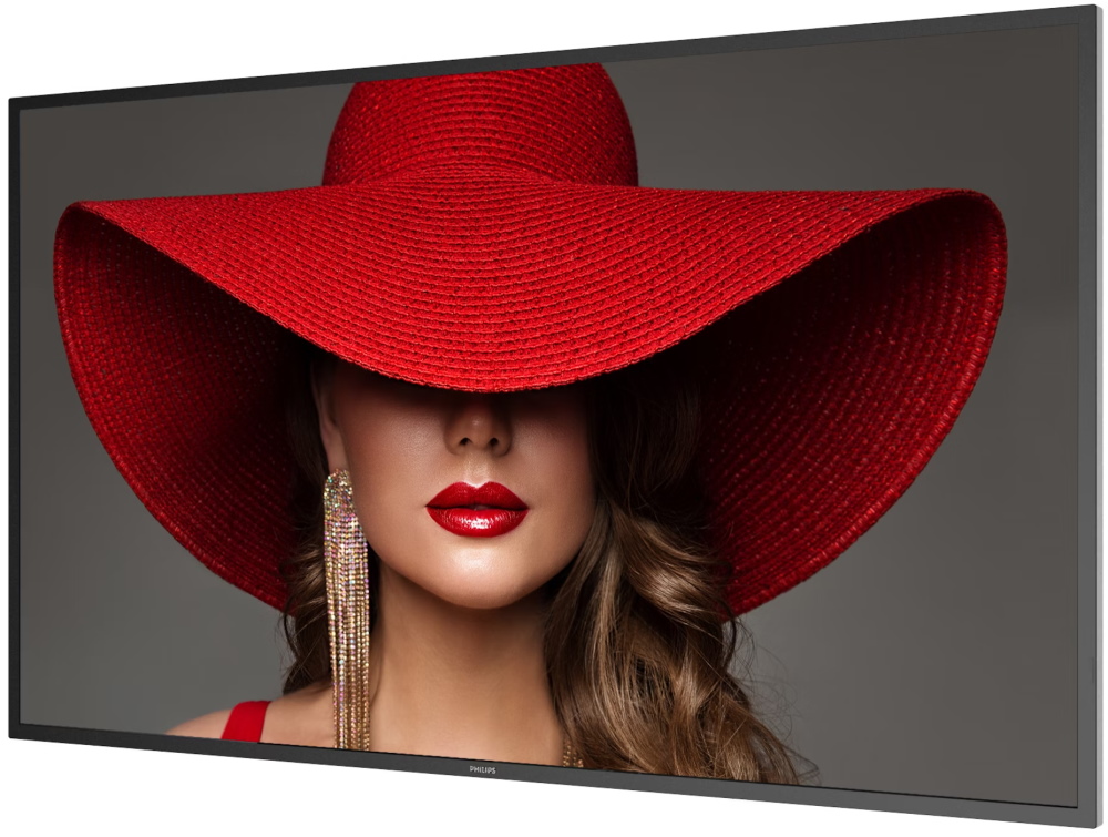 Philips IPS panel – 50" D-LED displej, UHD rozlišení, VA panel, jas 500 cd/m2, provoz 24/7, Android 11