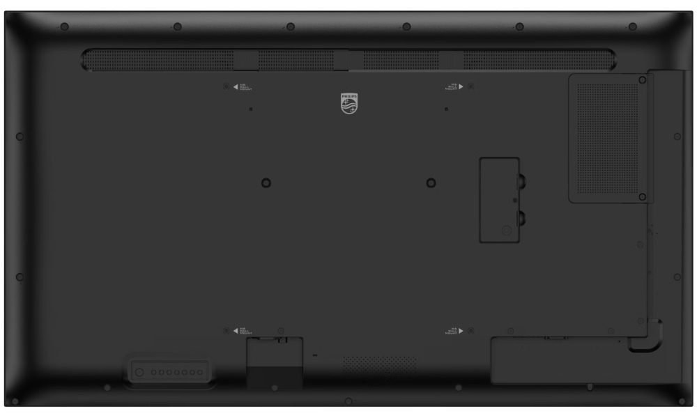 Philips IPS panel – 50" D-LED displej, UHD rozlišení, VA panel, jas 500 cd/m2, provoz 24/7, Android 11