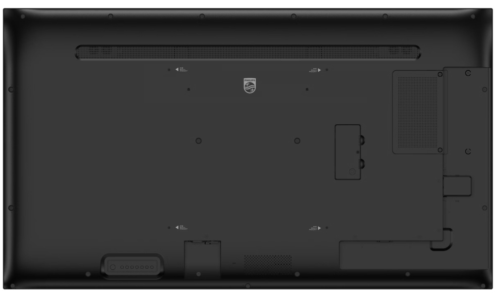 Philips IPS panel – 55" D-LED displej, UHD rozlišení, VA panel, jas 500 cd/m2, provoz 24/7, Android 11