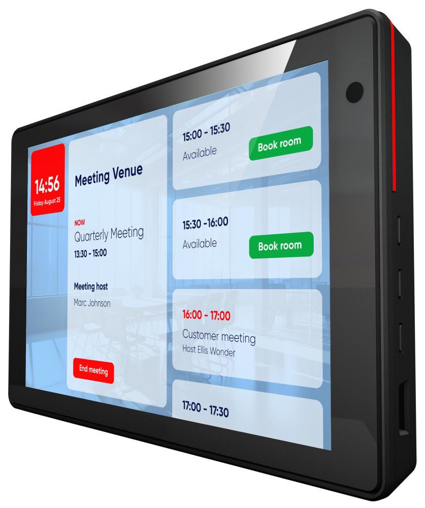 Philips IPS panel – 10" E-LED dotykový displej, jas 350 cd/m2, kamera/NFC, provoz 24/7