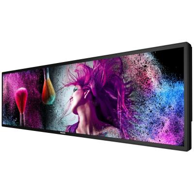 Philips IPS panel – 37" D-LED displej, rozlišení 1920×540, jas 700 cd/m2, AN, provoz 24/7