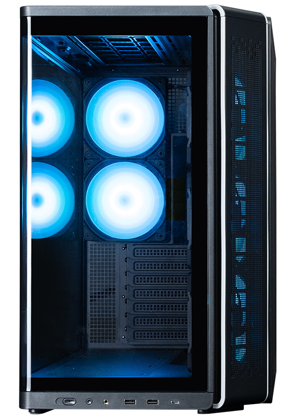 Zalman skříň P60 / ATX / 5x120mm ARGB fan / 2xUSB 3.0 / USB-C / panoramatická / černá