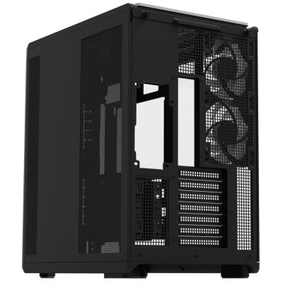 Zalman skříň P60 / ATX / 5x120mm ARGB fan / 2xUSB 3.0 / USB-C / panoramatická / černá