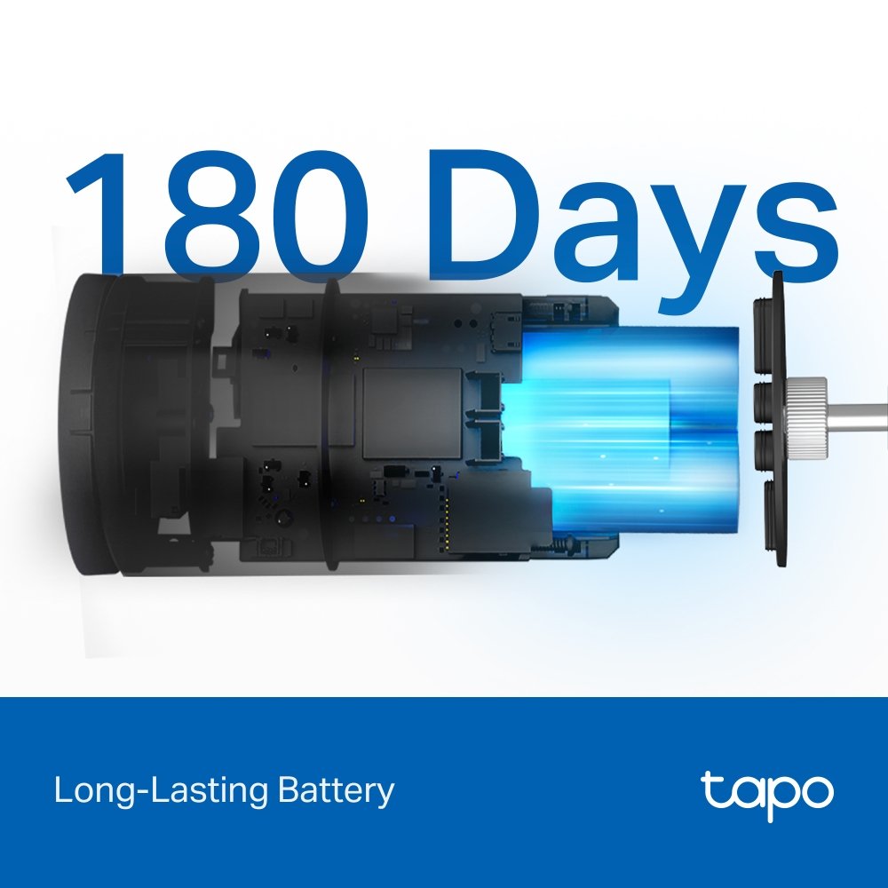 TP-Link Tapo C411 WiFi Kamera, venkovní, 2K, 2304 x 1296, audio, IR 9m, MicroSD, IP65, baterie 6400 mAh