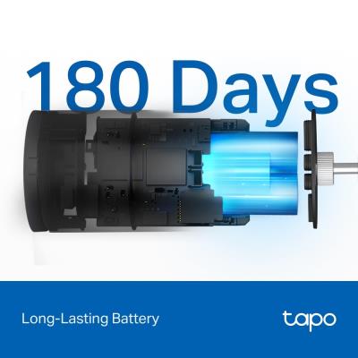 TP-Link Tapo C411 WiFi Kamera, venkovní, 2K, 2304 x 1296, audio, IR 9m, MicroSD, IP65, baterie 6400 mAh