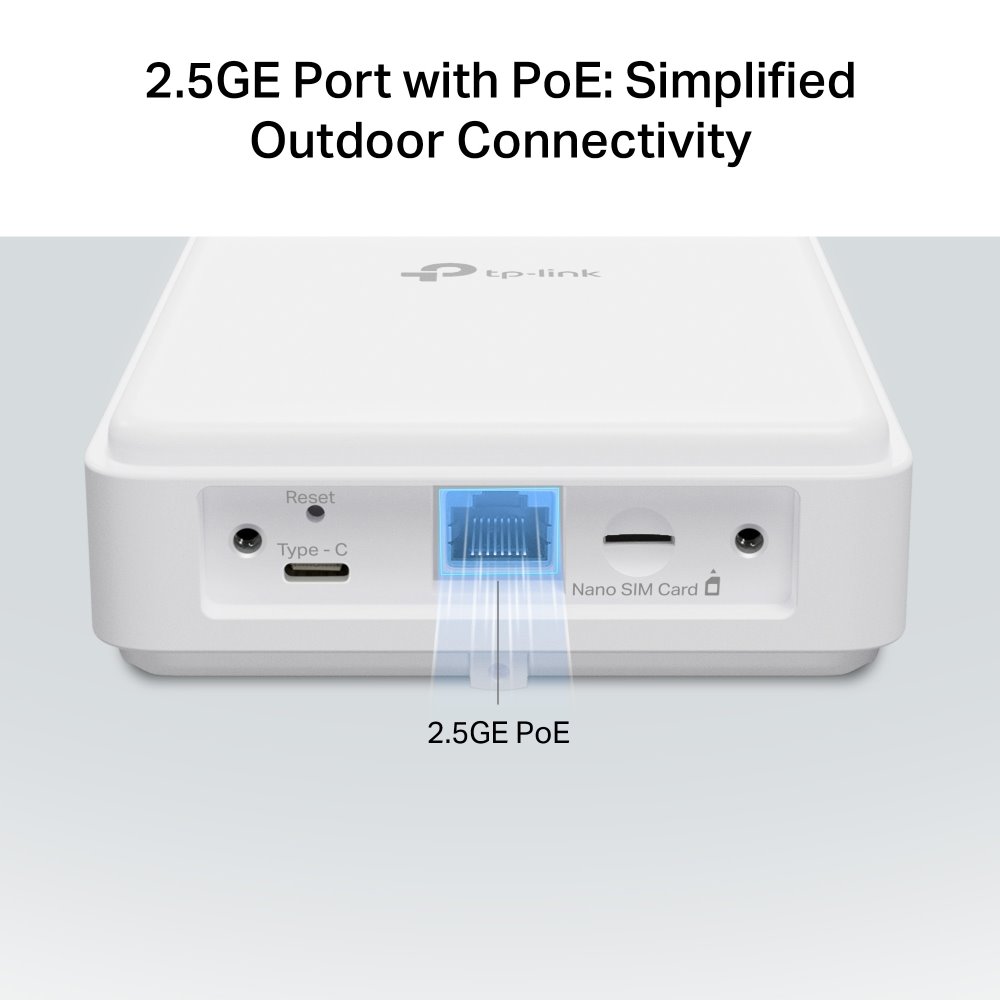 TP-Link NE200-Outdoor 5G Router, 1x 2,5GLAN PoE, IP66
