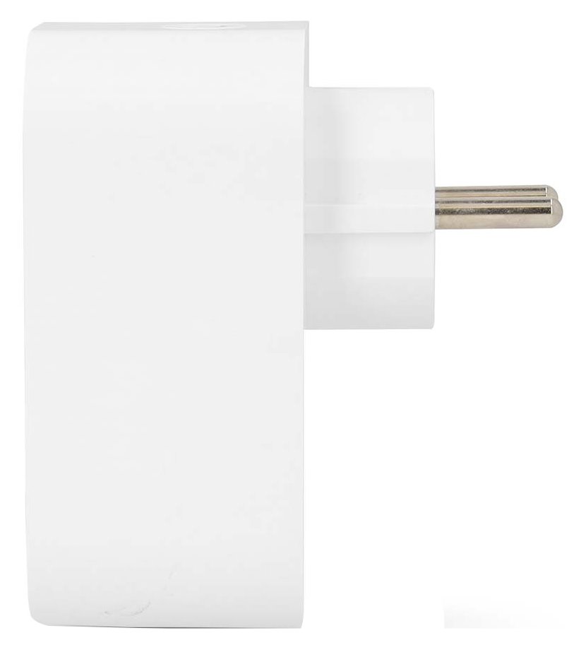 NEDIS Wi-Fi chytrá zásuvka/ měřič spotřeby/ 16A/ francouzský typ E/ IP21/ 3680 W/ 1x USB-C/ 2x USB/ bílá