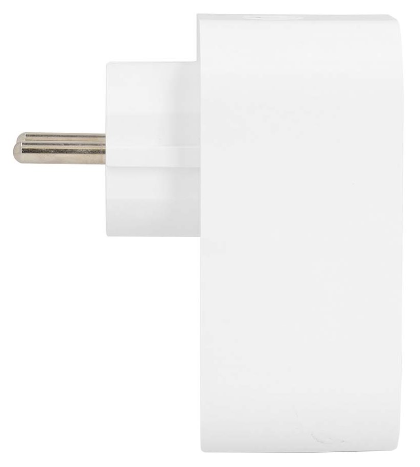 NEDIS Wi-Fi chytrá zásuvka/ měřič spotřeby/ 16A/ francouzský typ E/ IP21/ 3680 W/ 1x USB-C/ 2x USB/ bílá