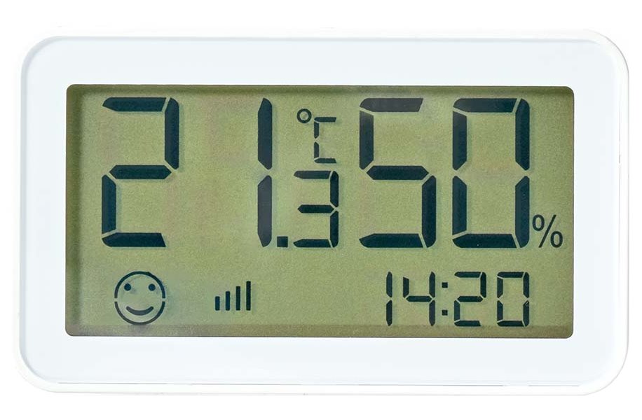 NEDIS chytrý snímač klimatických podmínek/ Zigbee 3.0/ napájení z baterie/ Android/ iOS/ bílý