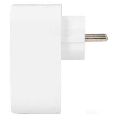 NEDIS Wi-Fi chytrá zásuvka/ měřič spotřeby/ 16A/ francouzský typ E/ IP21/ 3680 W/ 1x USB-C/ 2x USB/ bílá