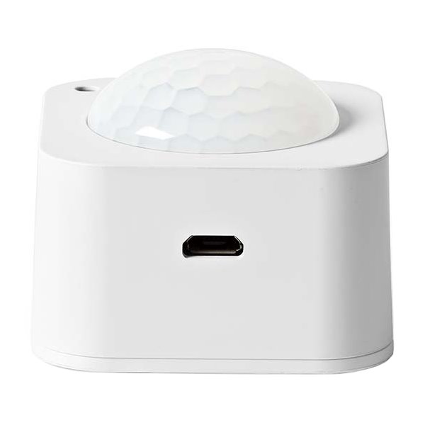 NEDIS chytrý detektor pohybu/ Zigbee 3.0/ napájení z baterie/ životnost baterie 24m/ úhel 100 °/ rozsah 7 m/ bílý