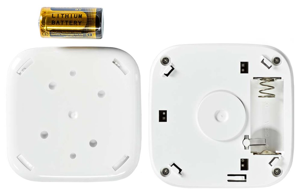 NEDIS Wi-Fi chytrý detektor kouře/ napájení z baterie/ hlasitost 85 dB/ výdrž snímače 10 let/ Android/ iOS/ 3ks/ bílý