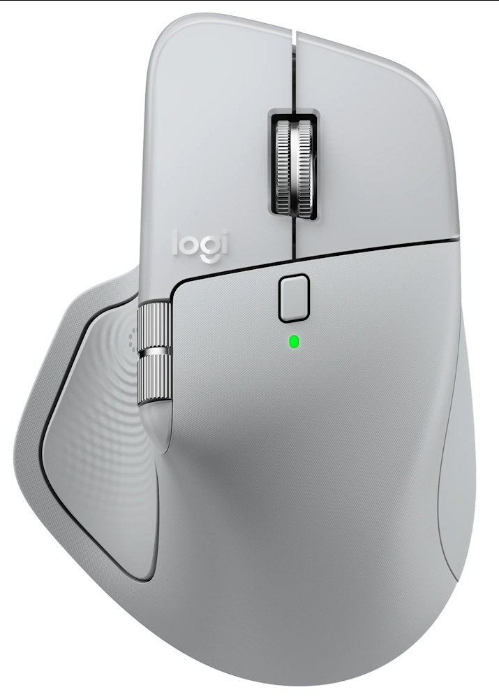 Logitech myš MX Master 4 light grey