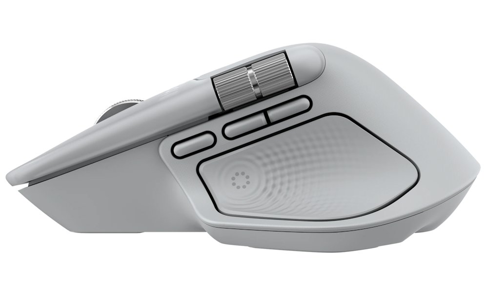 Logitech myš MX Master 4 light grey