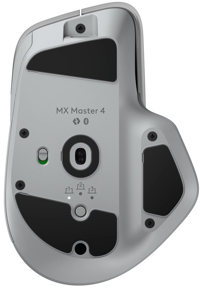 Logitech myš MX Master 4 light grey