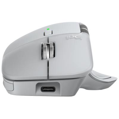 Logitech myš MX Master 4 light grey