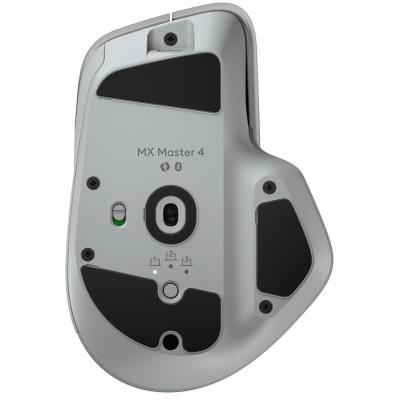 Logitech myš MX Master 4 light grey