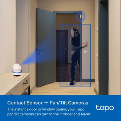 TP-Link Tapo T30 KIT, 1×Tapo T100, 2×Tapo T110, 1×Tapo H100, pohybový senzor, dveřní senzor, hub se zvonkem