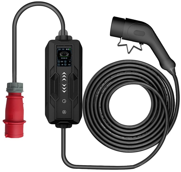 IMMAX NEO LITE cestovní nabíjecí stanice pro elektromobily EV/PHEV AC Type 2, 11kW, TUYA