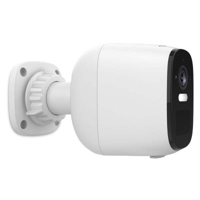NEDIS IP kamera/ venkovní/ IP66/ Wi-Fi/ 4Mpix/ 1440p/ dobíjecí/ reflektor/ detekce pohybu/ noční vidění 8m/ bílá
