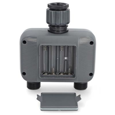 NEDIS chytrý zavlažovací systém/ regulátor průtoku vody/ Bluetooth/ rozsah 3 - 50 °C/ IP54/ Android/ iOS/ šedý