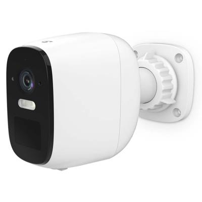 NEDIS IP kamera/ venkovní/ IP66/ Wi-Fi/ 4Mpix/ 1440p/ dobíjecí/ reflektor/ detekce pohybu/ noční vidění 8m/ bílá